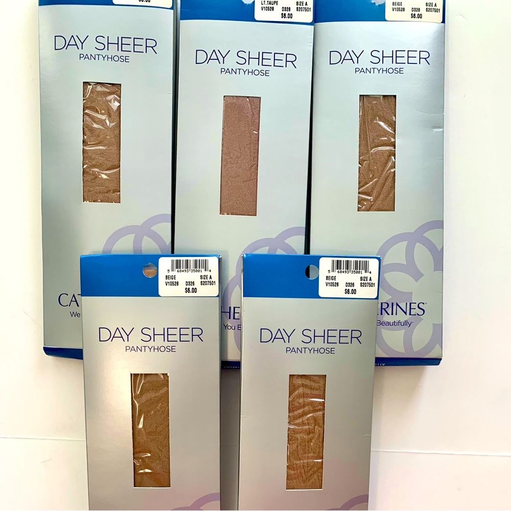 Bundle of 13 Catherines Pantyhose NWT Beige, Black & White SizeA (Plus Size) - Picture 2 of 10
